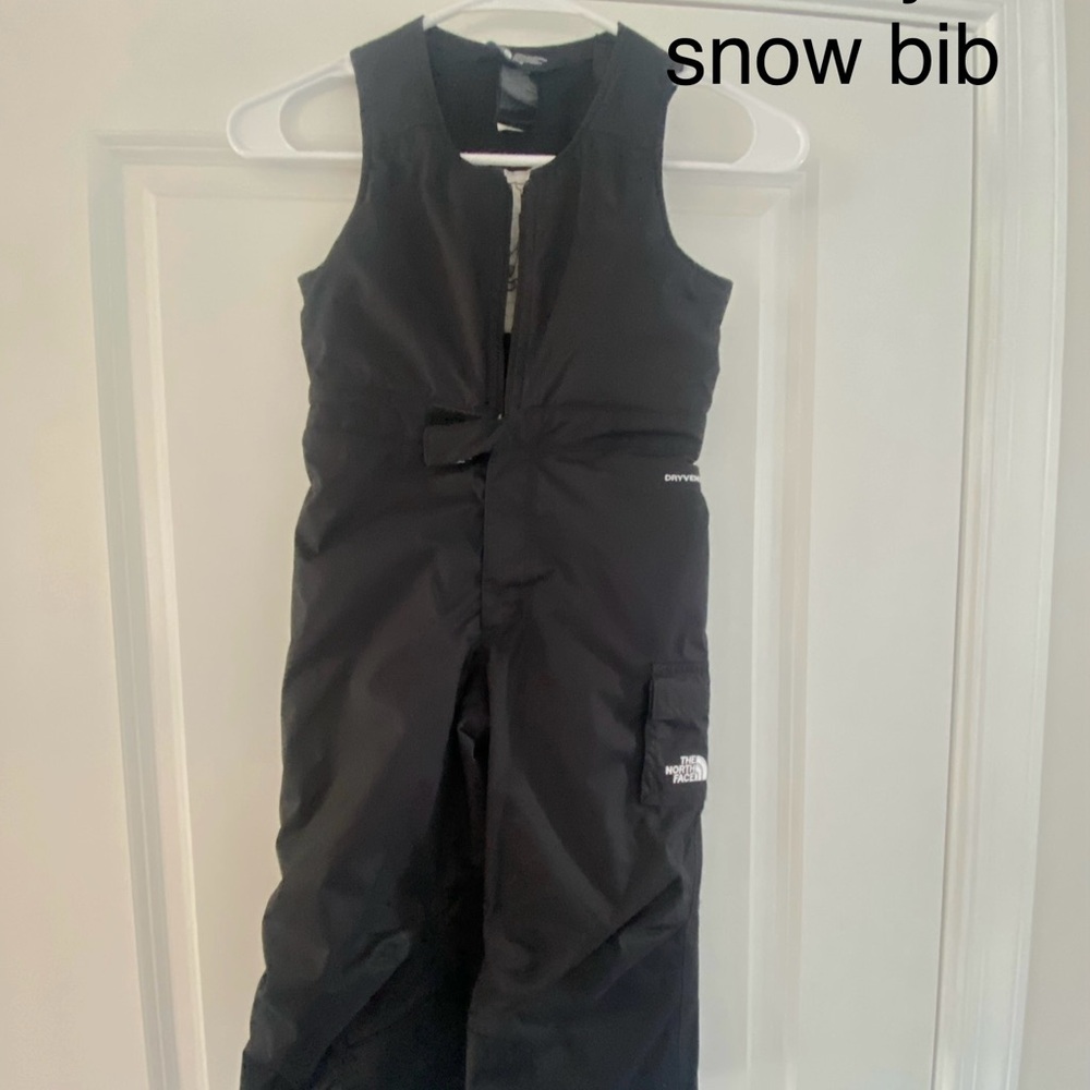 The North Face Black Snow Bib Overalls